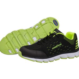 GY Biztonsági munkacipő "1571" Black/Green S1P