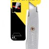 Fémházas fix trapézpengés kés bliszteres - STANLEY - B0001841 - Szerszám >>Kézi szerszám>> Festő