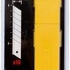 Tördelhető penge 25mm 10db bliszteres - STANLEY - B0001997 - Szerszám >>Kézi szerszám>> Festő