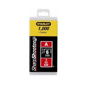 6mm-es "A" kapocs 1000db - STANLEY - B0001763 - Szerszám >>Kézi szerszám>> Kézi szerszámok