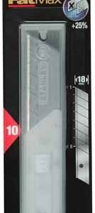 FatMax tördelhető penge 18mm 10db - STANLEY - B0001759 - Szerszám >>Kézi szerszám>> Festő