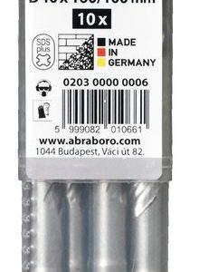 SDS PLUS TWIXX Betonfúró PP 6x160/100 MM 10X - ABRABORO - B0002621 - Szerszám >> Elektromos