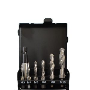 Kombi Menetfúró Készlet 7DB M3-M10 - ABRABORO - B0004329 - Szerszám >> Elektromos