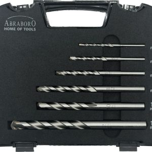 Univerzális fúró Készlet 6 PCS 4/5/6/8/10/12 MM - ABRABORO - B0005267 - Szerszám >> Elektromos