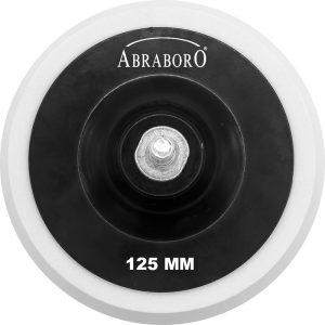 Tépőzáras Gumitányér 125 MM / Adapter - ABRABORO - B0006187 - Szerszám>>Kézi szerszám>>Festő