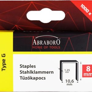 CHILITAC Tűzőkapocs G Típus 10 MM - ABRABORO - B0006041 - Szerszám >>Kézi szerszám>> Kézi szerszámok