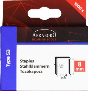 CHILITAC Tűzőkapocs 53 Típus 14 MM - ABRABORO - B0006038 - Szerszám >>Kézi szerszám>> Kézi szerszámok