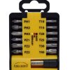 SUPRA BIT Készlet 13 x PH/PZ/TX - ABRABORO - B0004377 - Szerszám >>Elektromos