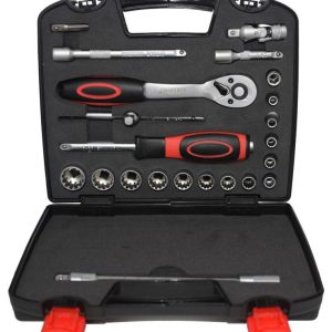 1/4'' SPLINE Dugókulcs Készlet 22 PCS - ABRABORO - B0003521 - Szerszám >>Elektromos