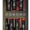 T6 Csavarhúzó Készlet 7db TORX 6/10/15/20/25/30/40 - ABRABORO - B0003517 - Szerszám >> Kézi szerszám >>Kézi szerszámok