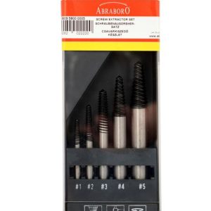 Csavarkiszedő Készlet 5db 1/2/3/4/5 - ABRABORO - B0003609 - Szerszám >>Elektromos