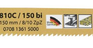 Orrfűrészlap BI-METAL 810C/150 - ABRABORO - B0004300 - Szerszám >> Kézi szerszám >>Kézi szerszámok