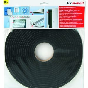 Univerzális habszivacs tömítés Antrazit - 10m x 15mm - ABRABORO - E0000011 -