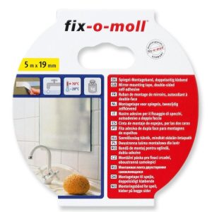 Tükör ragasztószalag 5Mx19 MM - ABRABORO - B0003673 - Szerszám >> Kézi szerszám >>Építési vegyi anyagok>>Ragasztók