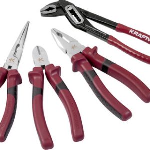 ERGOKRAFT 4 részes fogókészlet - KRAFTWERK - B0007564 - Szerszám >>Kézi szerszám>>Kézi szerszámok