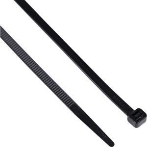 Fekete Kábelkötegelő 4.8x370mm (pk-100) - CROMWELL - B0006965 - Szerszám >> Elektro -villanyszerelés >> Csatlakozók