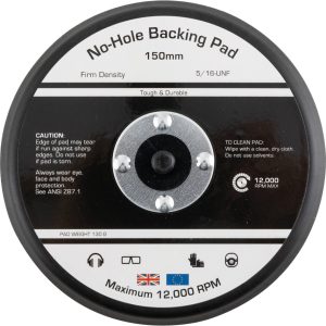 Rugalmas Alaptárcsa Tépőzáras 150 mm-es Csiszolótárcsához 5/16"unf Külső Menettel - CROMWELL - B0007033 - Szerszám >>Elektromos