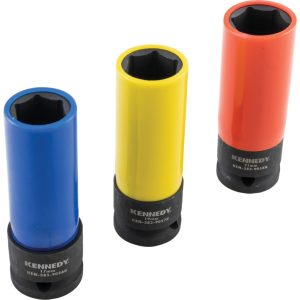 Erősített Dugókulcs Készlet 3/4" Meghajtóval (7 db-os) - CROMWELL - B0007315 - Szerszám >>Kézi szerszám>>Kézi szerszámok