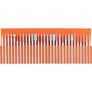 Gyémánt Bevonatú Turbómaró Készlet 3 mm Szárral 30 db-os - CROMWELL - B0007398 - Szerszám >>Kézi szerszám>> Festő