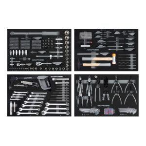 fiókbetétben - 337 db. - KRAFTWERK - B0008834 - Szerszám >> Műhelyberendezés >> Műhelykocsi kiegészítők