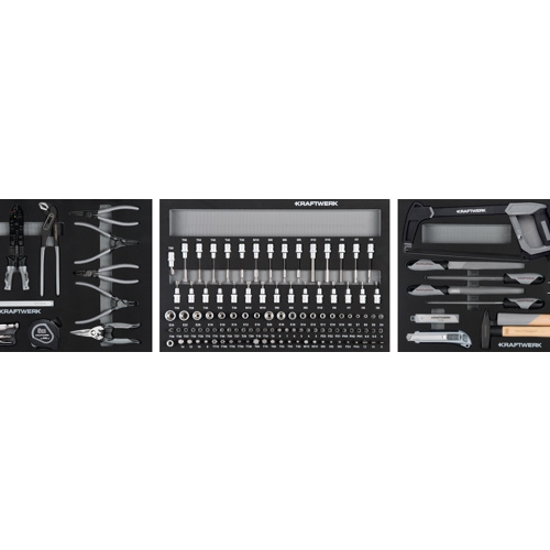 fiókbetétben - 147 db. - KRAFTWERK - B0008836 fiókbetétben - 147 db. - KRAFTWERK - B0008836 - Szerszám >> Műhelyberendezés >> Műhelykocsi kiegészítők
