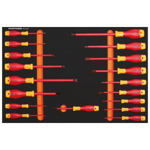 VDE csavarhúzó készlet TX/fiókbetétben - 18 db.