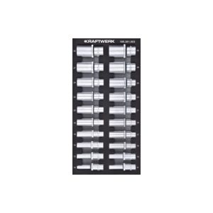 fiókbetétben 20x40- 20 db. - KRAFTWERK - B0008843 - Szerszám >> Műhelyberendezés >> Műhelykocsi kiegészítők