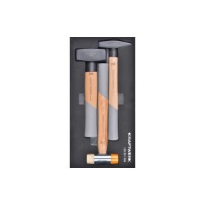 Kalapács szett 3 db. fiókbetétben 20x40