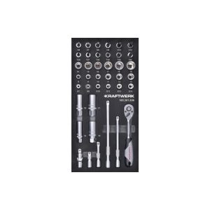 fiókbetétben 20x40 - 40 db - KRAFTWERK - B0008875 - Szerszám >> Műhelyberendezés >> Műhelykocsi kiegészítők