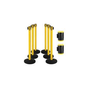 Sárga kordonoszlop készlet