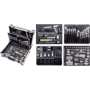 158 db. - KRAFTWERK - B0009151 - Szerszám >> Műhelyberendezés >> Szerszámos ládák