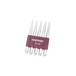 5 részes átszúró készlet tartóval 2-6 mm - KRAFTWERK - B0007579 - Szerszám >>Kézi szerszám>>Kézi szerszámok