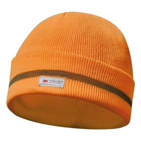 Sapka fényvisszaverő csikkal Thinsulate Narancsszín - GEBOL - C0000506 - Munkavédelem>>Védőeszközök>>Fejvédők