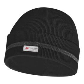 Sapka fényvisszaverő csikkal Thinsulate fekete - GEBOL - C0000508 - Munkavédelem>>Védőeszközök>>Fejvédők
