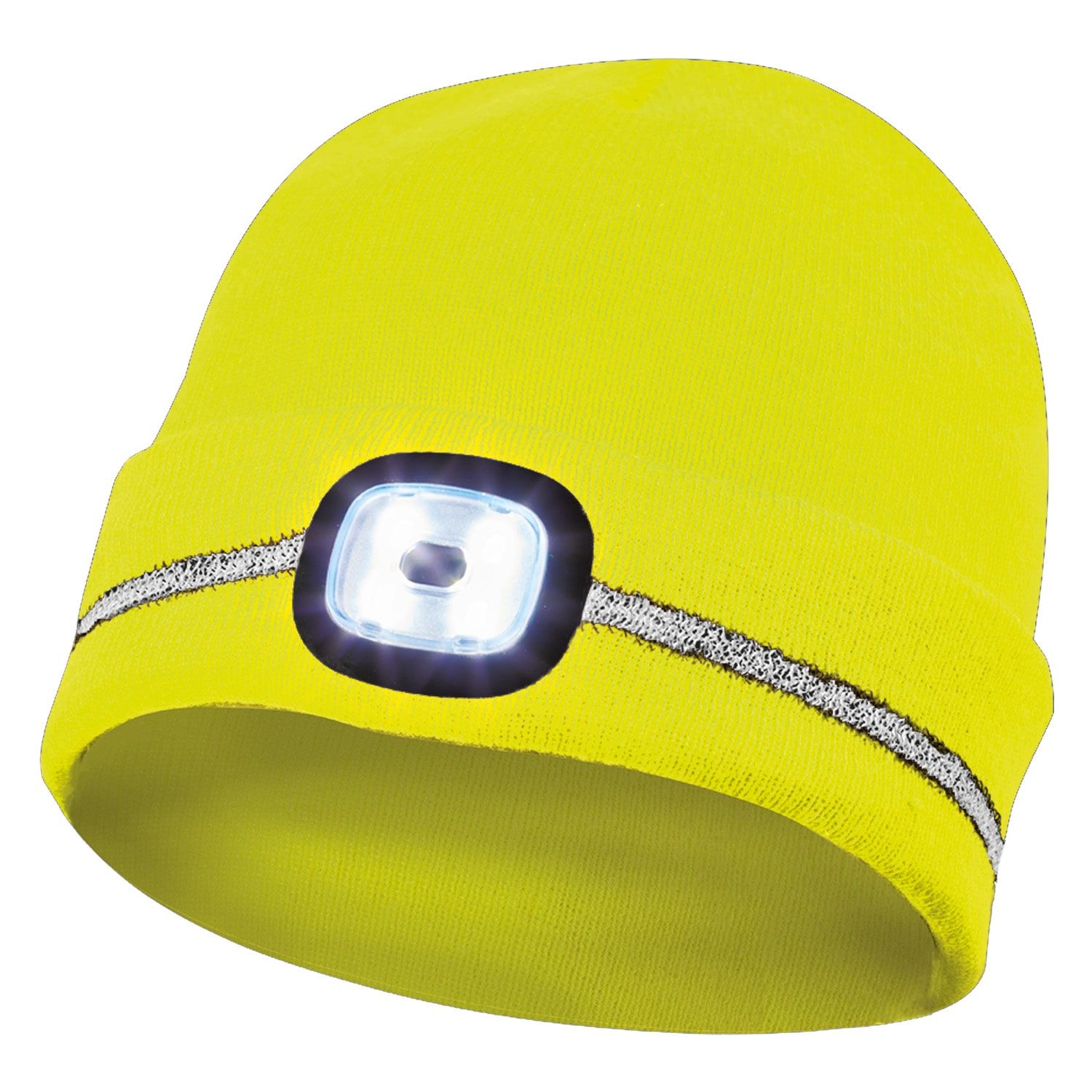 Sapka LED világítással fényvisszaverő csíkkal sárga - GEBOL - C0000510 Sapka LED világítással fényvisszaverő csíkkal sárga - GEBOL - C0000510 - Munkavédelem>>Védőeszközök>>Fejvédők