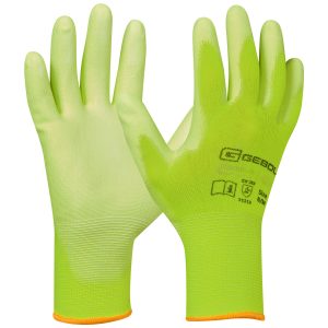 Védőkesztyű "Micro Flex" neon sárga Méret: 9 - GEBOL - C0000227 - Munkavédelem>>Védőkesztyűk