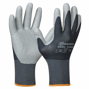 Védőkesztyű "Midi Flex" Méret: 9 - GEBOL - C0000321 - Munkavédelem>>Védőkesztyűk