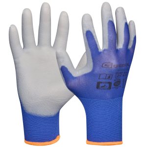 Védőkesztyű "MicroFlex PRO" kék/szürke Méret: 10 - GEBOL - C0000239 - Munkavédelem>>Védőkesztyűk