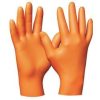 Egyszerhasználatos védőkesztyű "Narancsszín Nitril Ultra Grip" púder nélkül - GEBOL - NNUG - Munkavédelem >>Védőkesztyűk