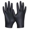 Egyszerhasználatos védőkesztyű "Black Nitril" púder nélkül