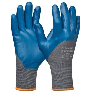 Védőkesztyű "Wet Guard kék" Méret: 8 - GEBOL - C0000341 - Munkavédelem>>Védőkesztyűk