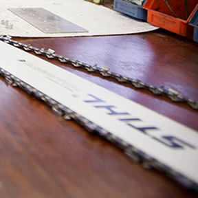 Láncfűrészek tartozékai, alkatrészek