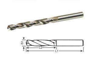 Spirálfúró DIN 338, NX típus, 130°-os keresztköszörül, HSS-Co5% (M35), 1,50 mm, blank, RISTA