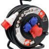 Ipari kábeldob 400V 25m 5 x 2