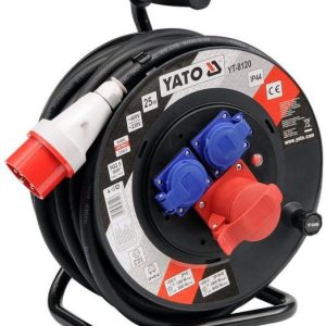 Ipari kábeldob 400V 25m 5 x 2
